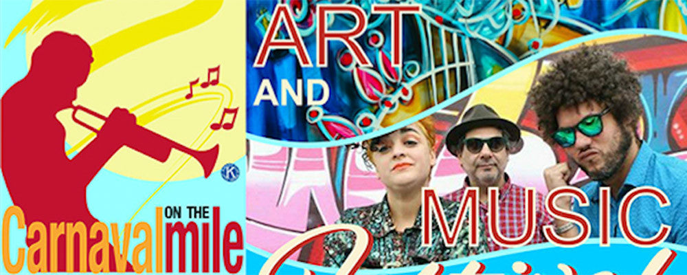 taudrey at Carnival on the Mile Festival in Coral Gables