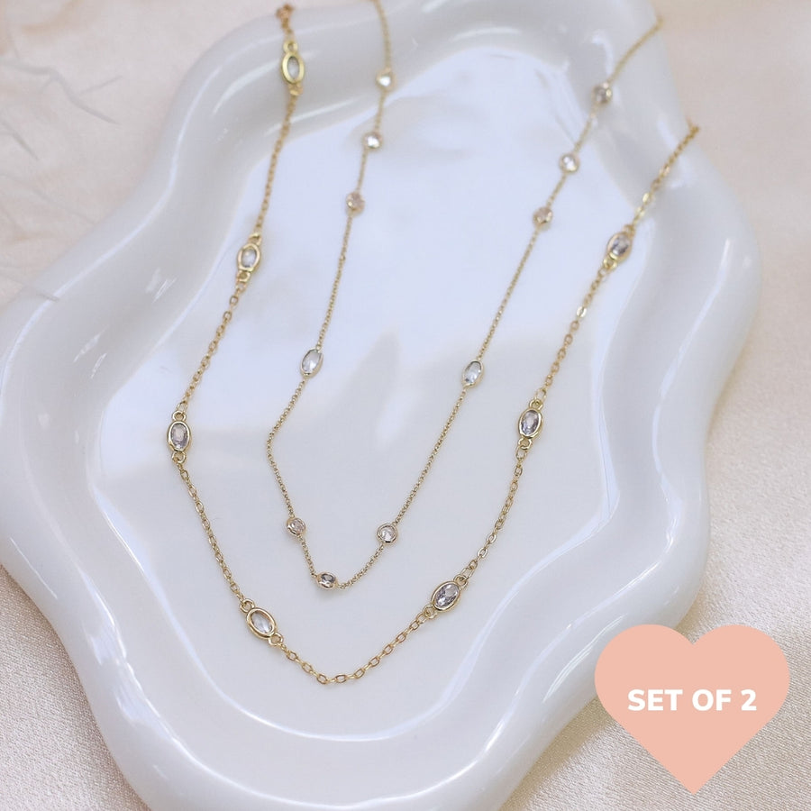 Shimmer Necklace Stack