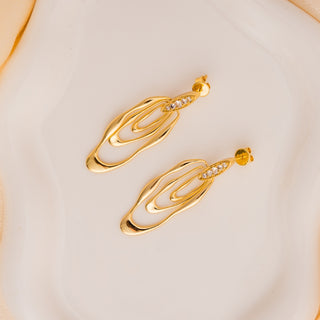 Triple Crystal Earring