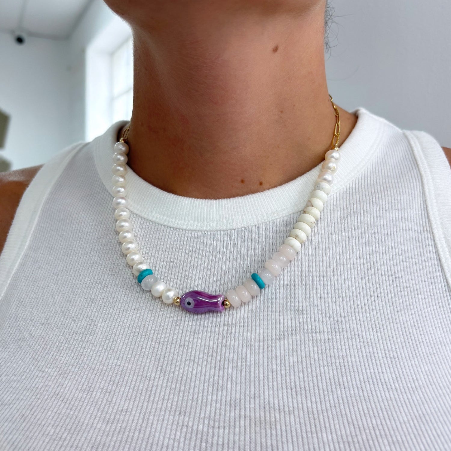 Shell We Swim Necklace