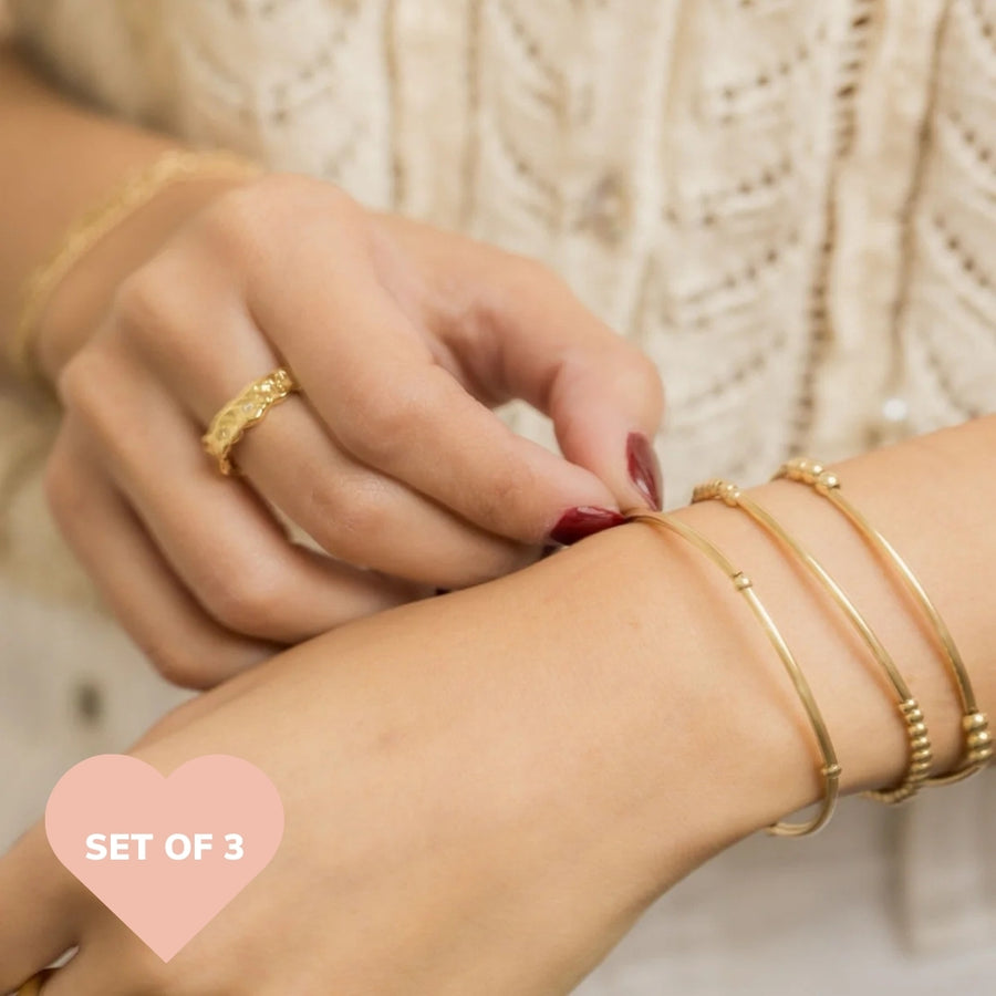 Golden Moment Bracelet Set