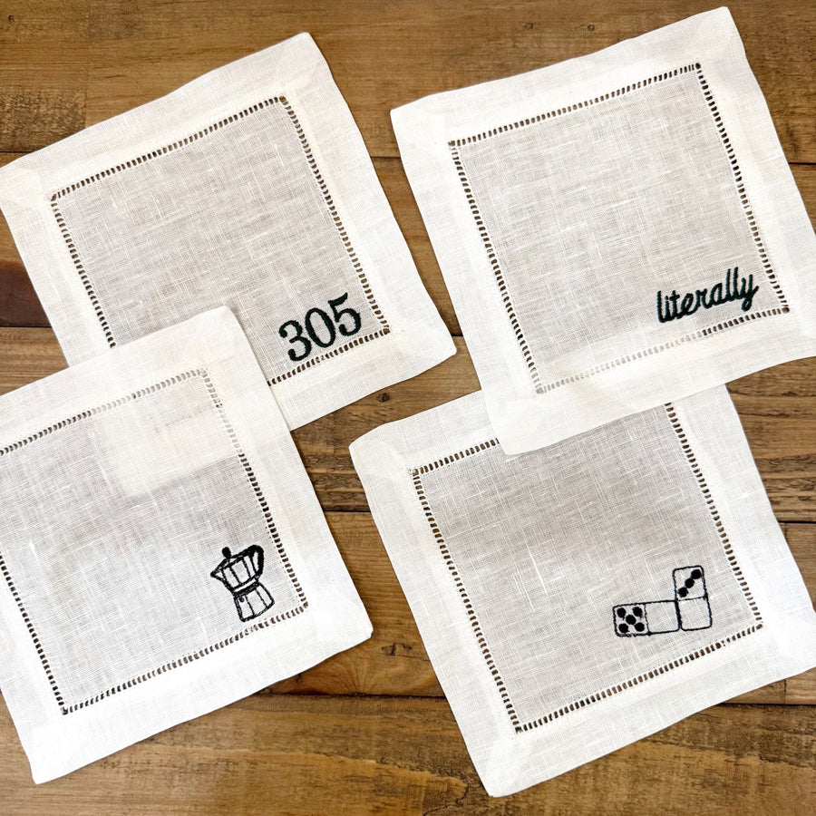 Miami Writes Co. Cocktail Napkins