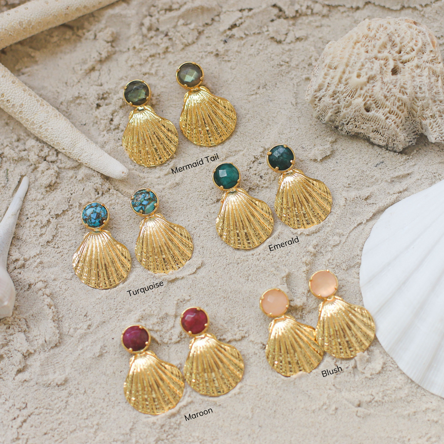 Casa Rosada Earrings by Taudrey and Kelly Saks