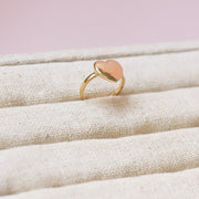 #49 Sample Gold Heart Ring