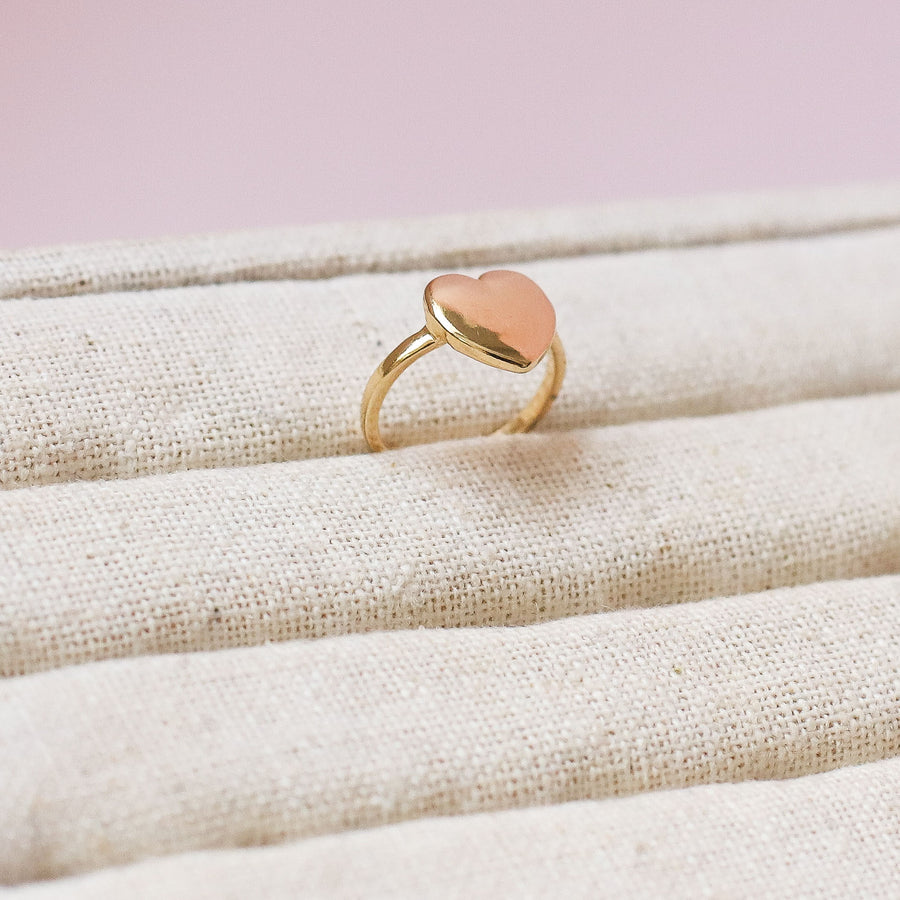 #49 Sample Gold Heart Ring