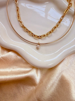 Radiant Cuff Necklace