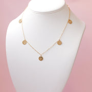 Five Golden Rings Necklace