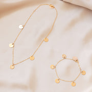 Five Golden Rings Necklace