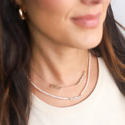 taudrey luxe: Mama Loves Pearls Necklace (14K Gold)