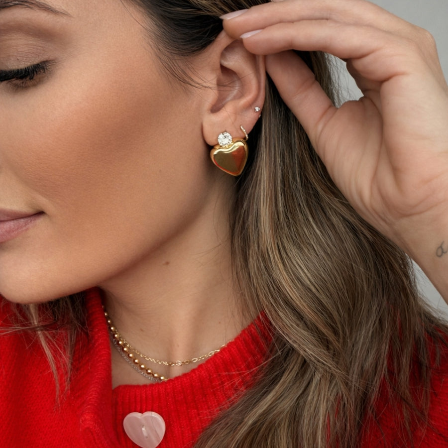 Heart of Gold Earrings