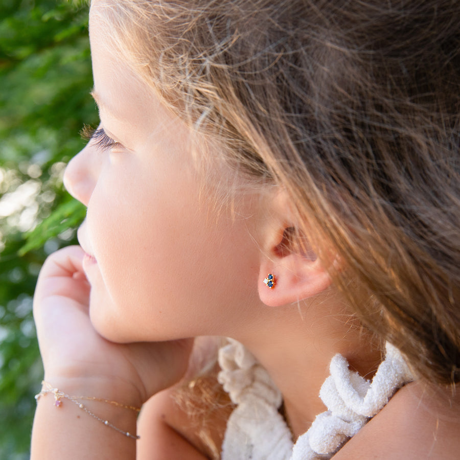 Mini Devotion Earrings for Kids by Jess Fay