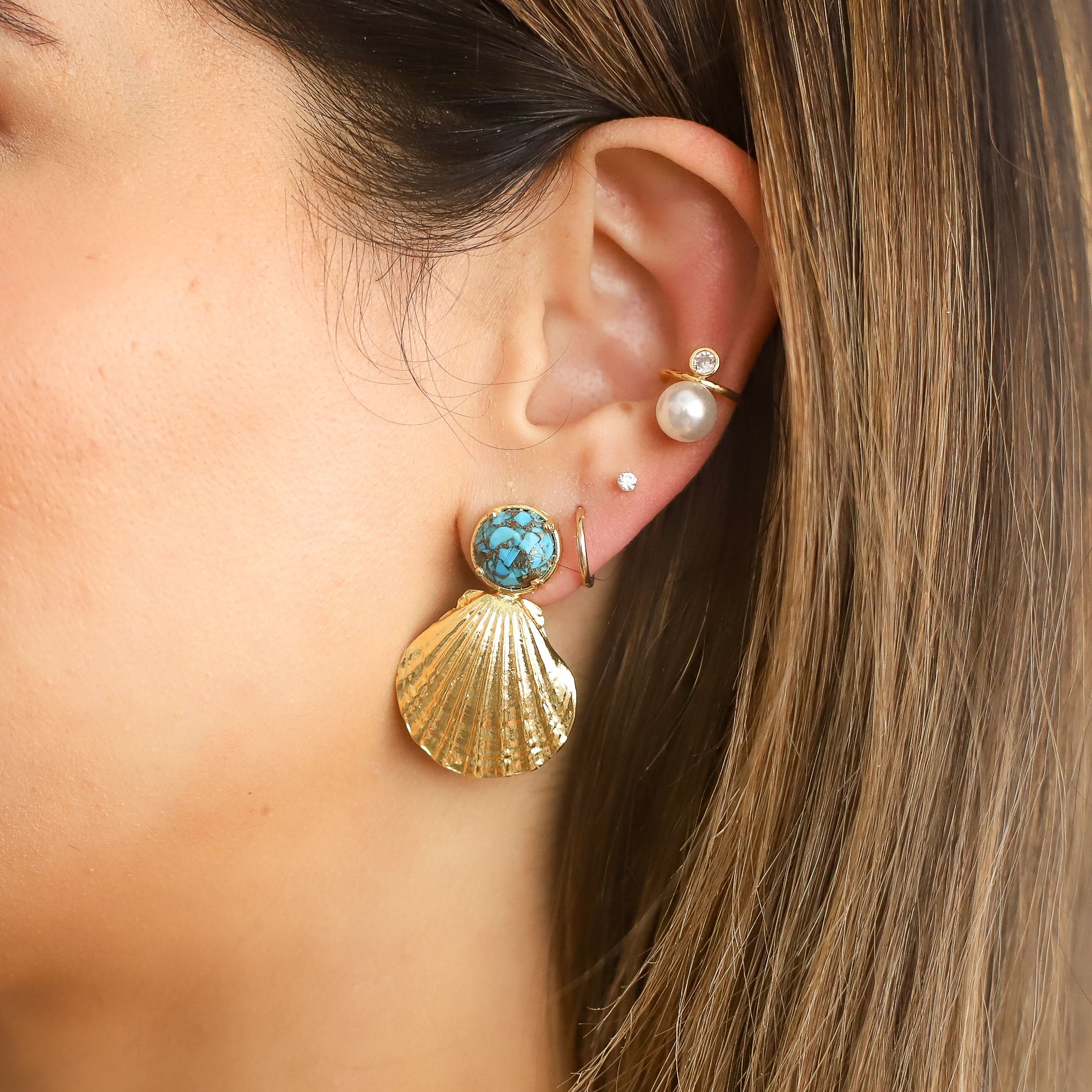 Taudrey-Casa Rosada Earrings On holiday cuff