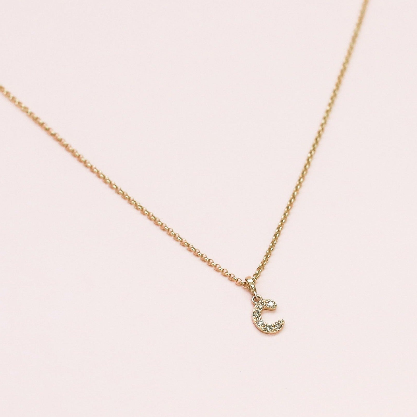 taudrey luxe: Love Yourself Diamond Necklace (14K Gold)