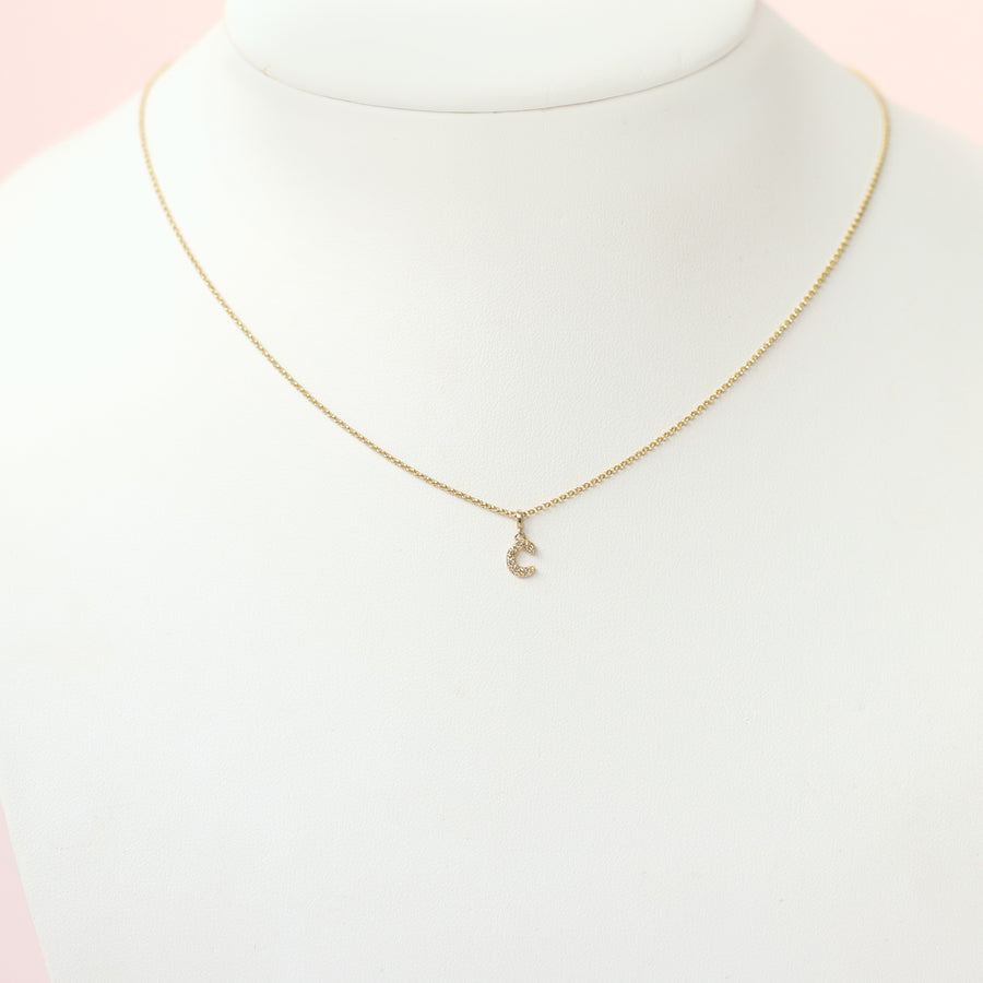 taudrey luxe: Love Yourself Diamond Necklace (14K Gold)