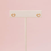 taudrey Luxe Open Heart Studs 1