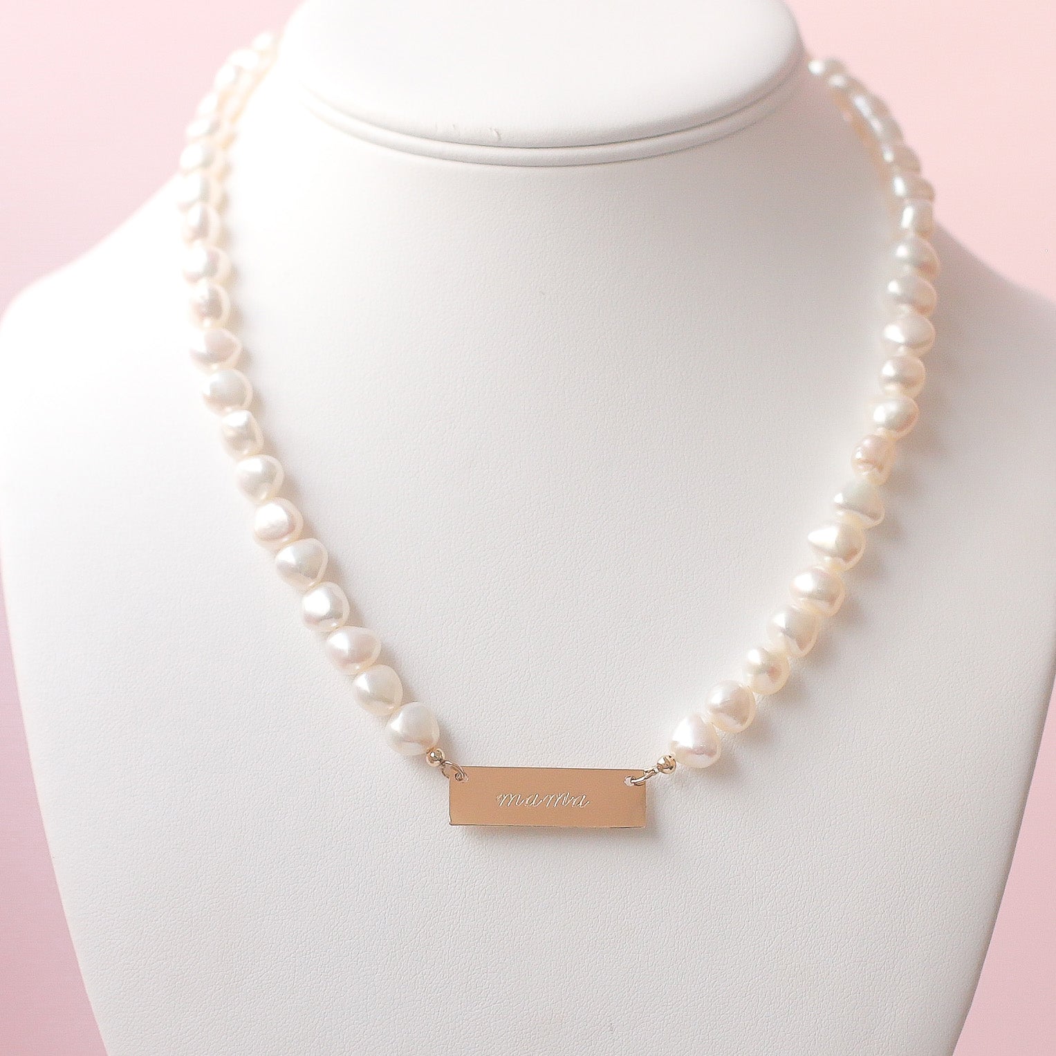 taudrey Perfectly Imperfect Plate Necklace