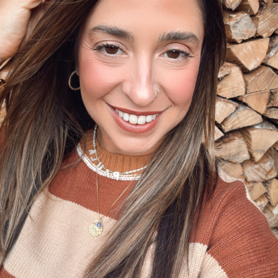 taudrey "eye" protect the family necklace by paula mazet