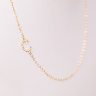 taudrey fancy initial necklace