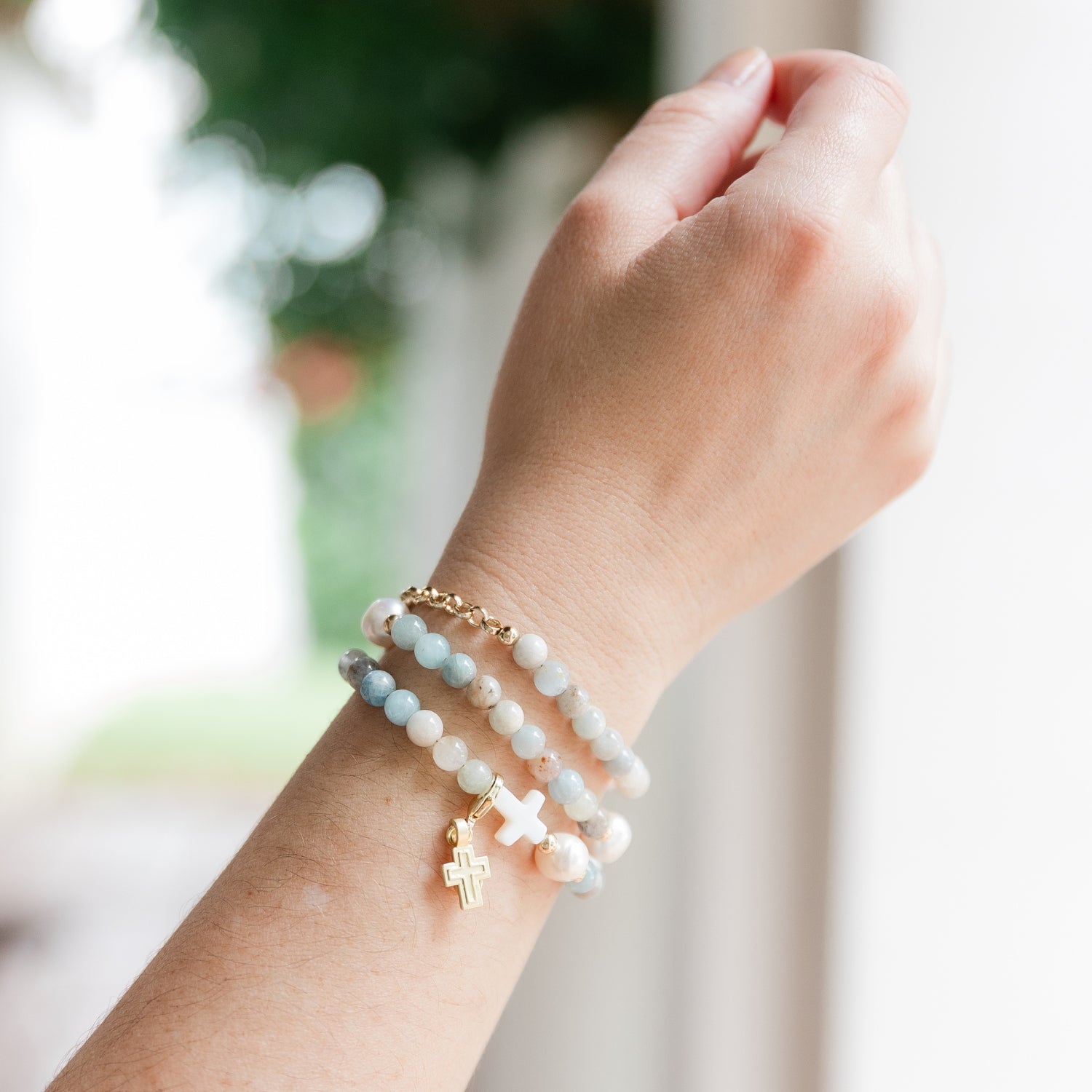 Full of Grace Rosary Bracelet by Jenise Subervi