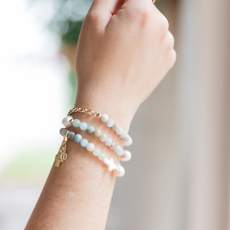 Full of Grace Rosary Bracelet by Jenise Subervi
