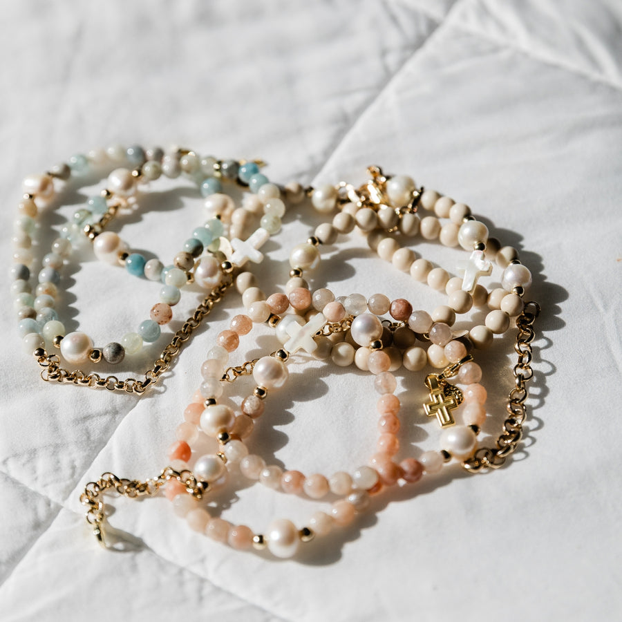 Full of Grace Rosary Bracelet by Jenise Subervi