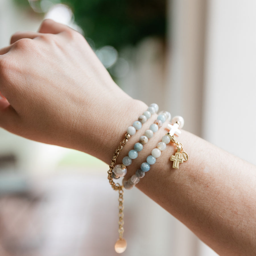 Full of Grace Rosary Bracelet by Jenise Subervi