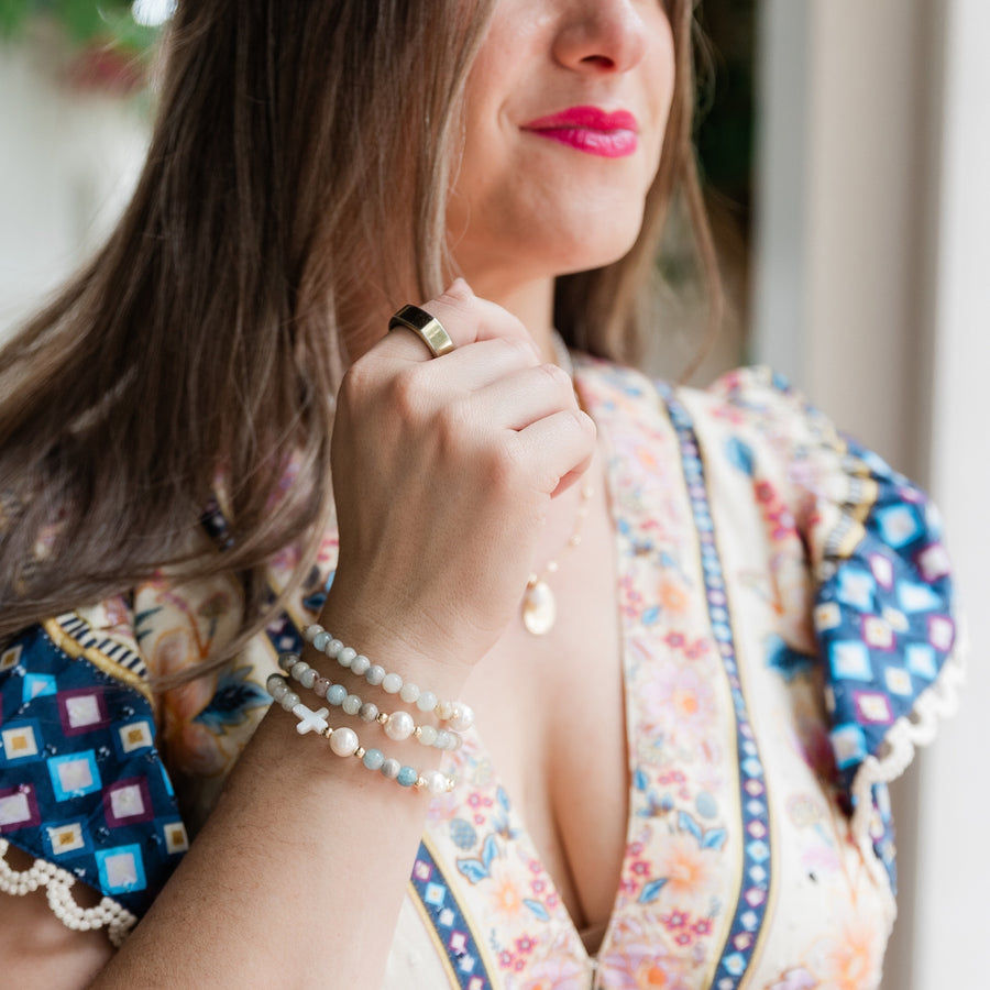 Full of Grace Rosary Bracelet by Jenise Subervi