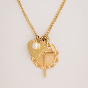 taudrey golden keepsake necklace
