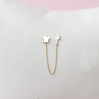 taudrey luxe Bolt and Beautiful Earring 