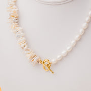 taudrey mother of pearlfection necklace