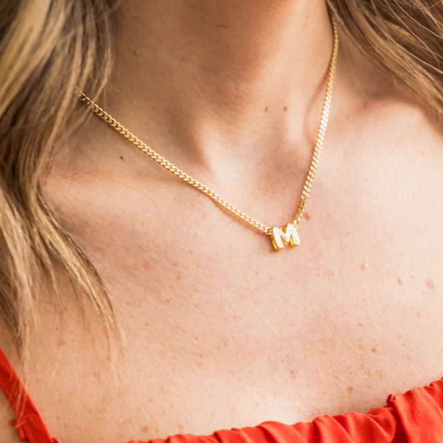 taudrey my initial story necklace