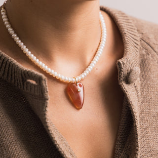 taudrey out of love necklace amber