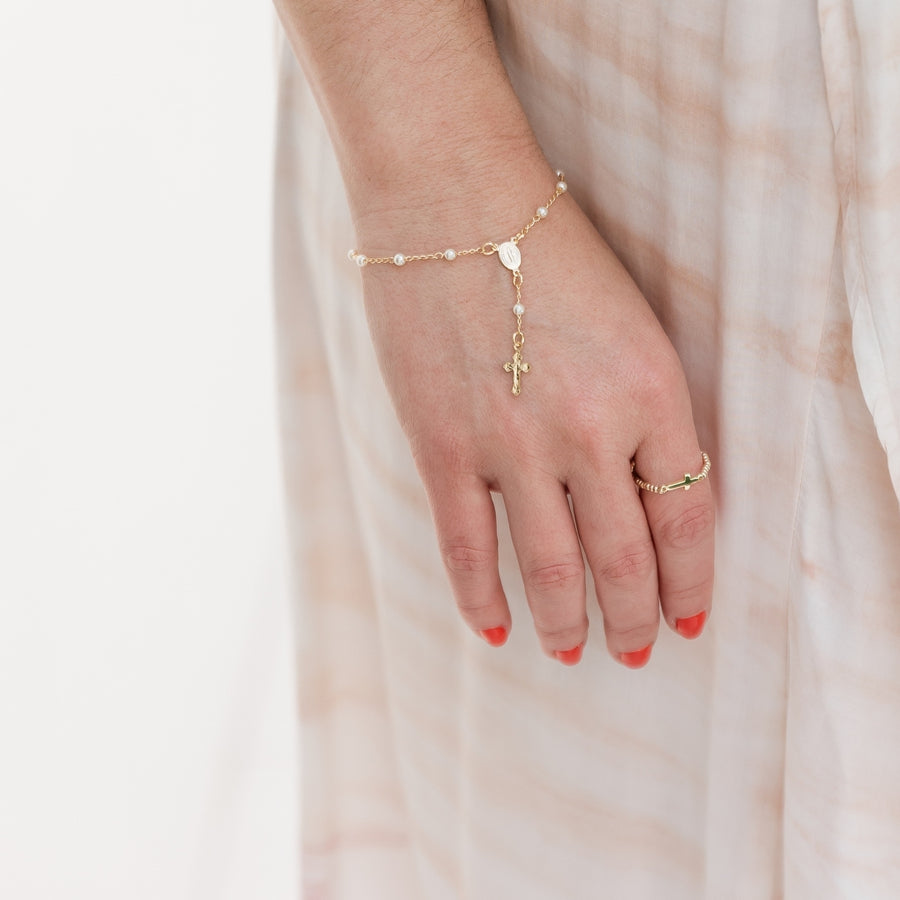 pray for us bracelet by jenise subervi