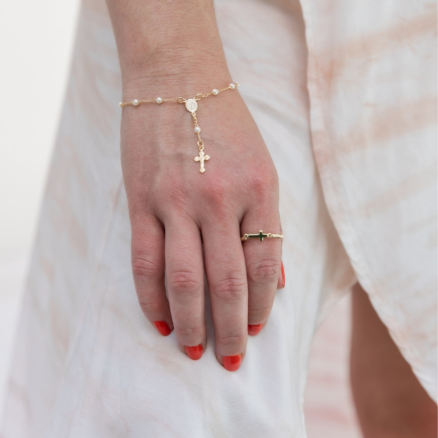 pray for us bracelet by jenise subervi