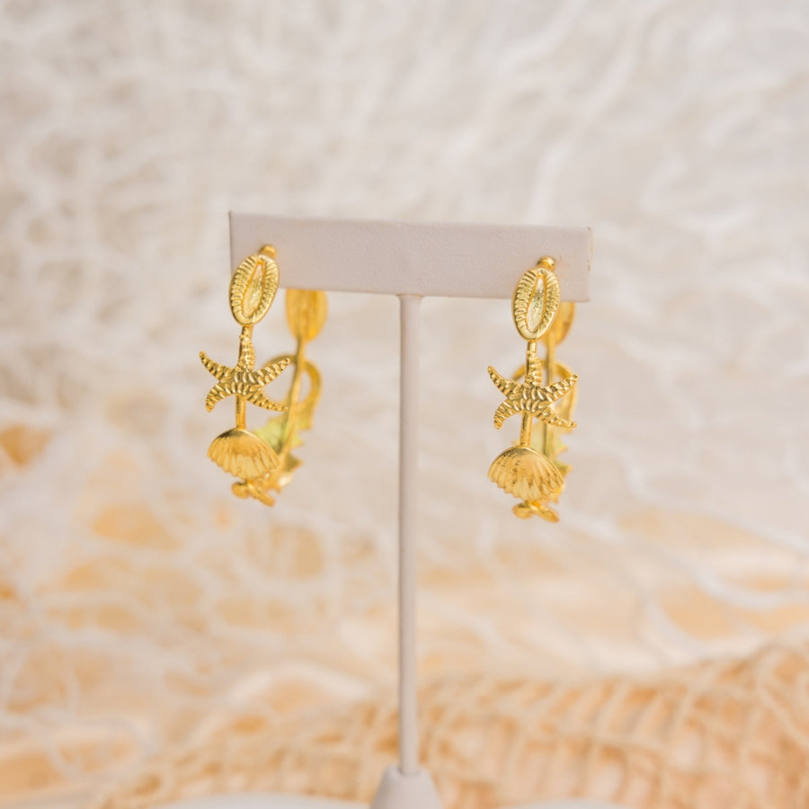 taudrey shell season earrings