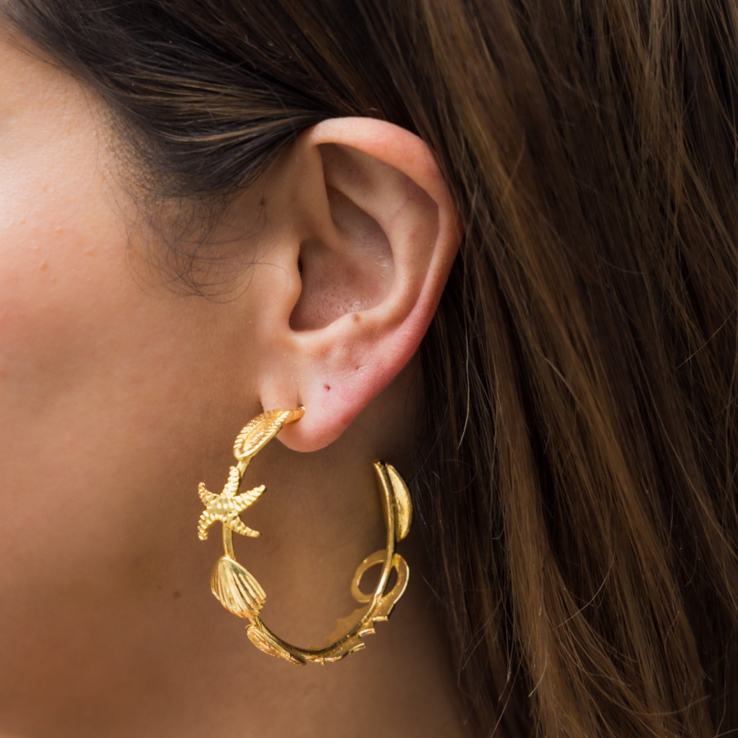 taudrey shell season earrings
