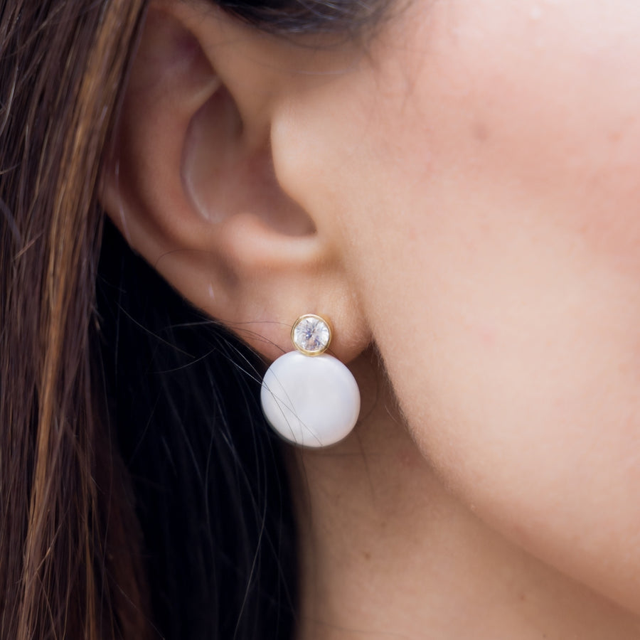 taudrey the pearl-fect pair earrings