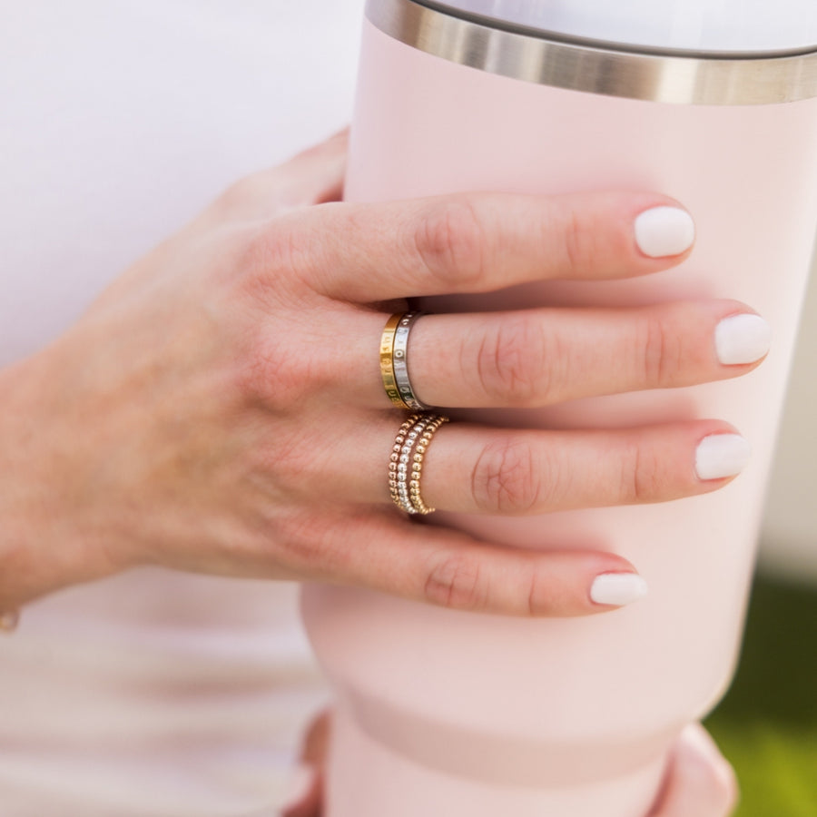 taudrey trinity ring set