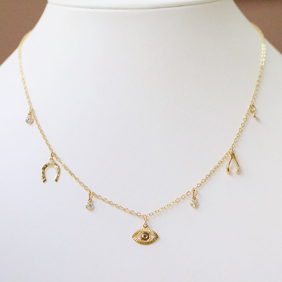 she's so lucky necklace