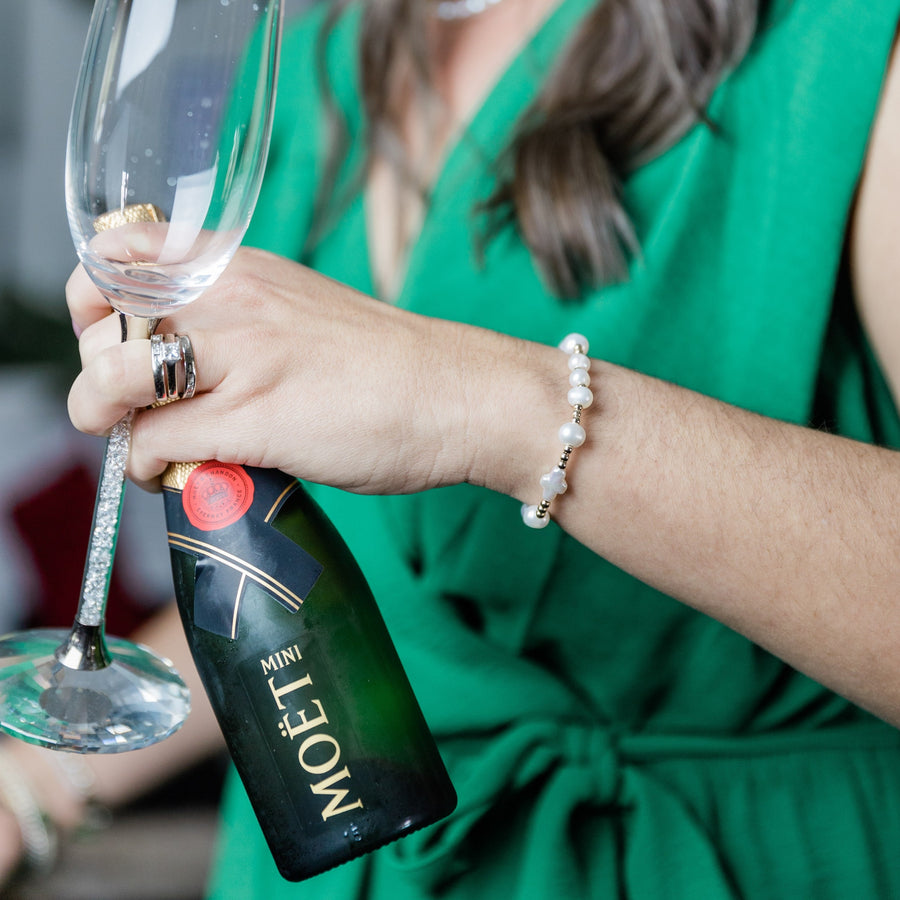 Champagne Mommy & Me Bracelets Champagne Mommy & Me Bracelets