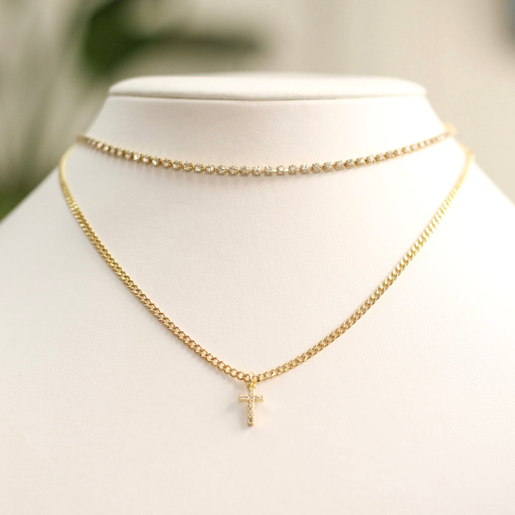 Break the Ice Cross Necklace (Mommy and Me Available)