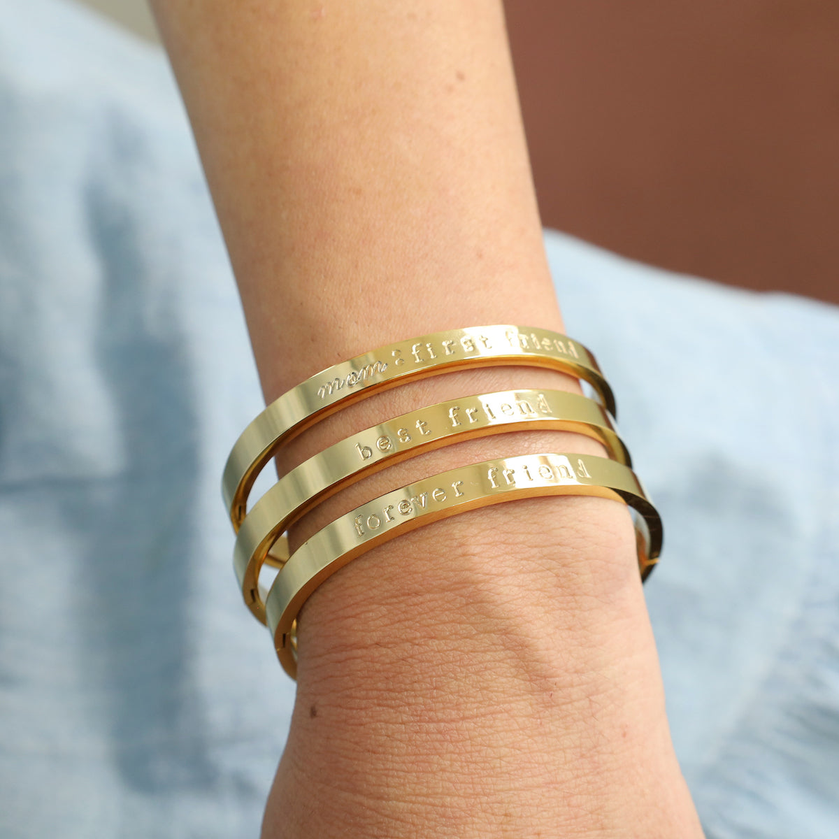 Forever Friend Bangle Set