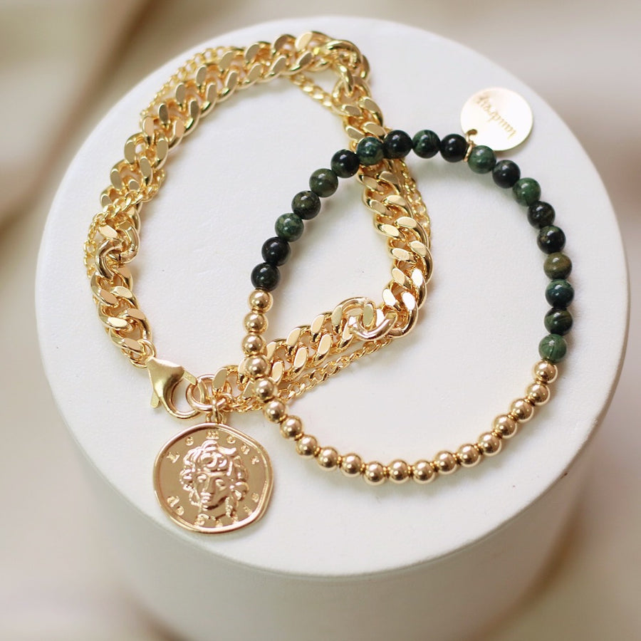 Green Queen Bracelet Set
