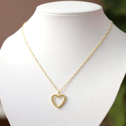 A Heart of Gold Necklace