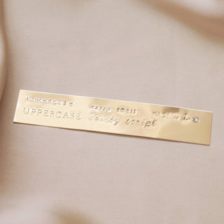 Make It Personal Plate Necklace