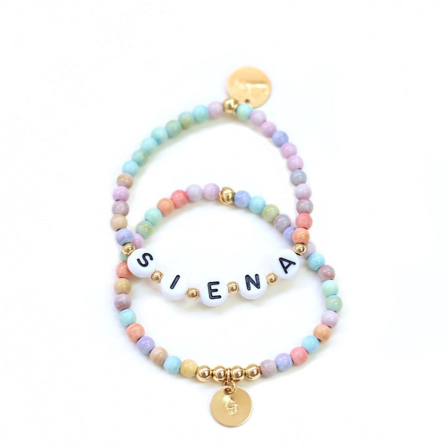 pastel party bracelet set