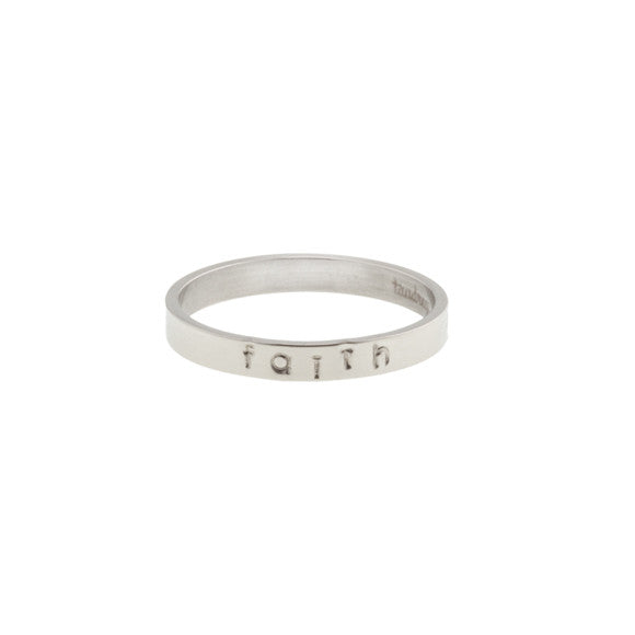 taudrey ready to mingle silver single personalized ring band