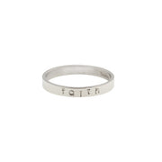 taudrey ready to mingle silver single personalized ring band
