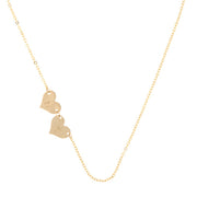 taudrey destint thompson truly destiny necklace personalized heart charms gold