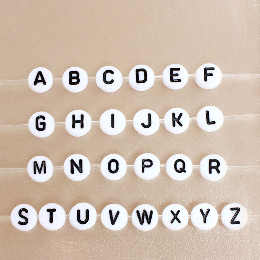 taudrey letter block bracelet alphabet example